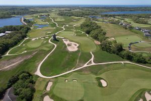 NGLA 2nd Hole Aerial